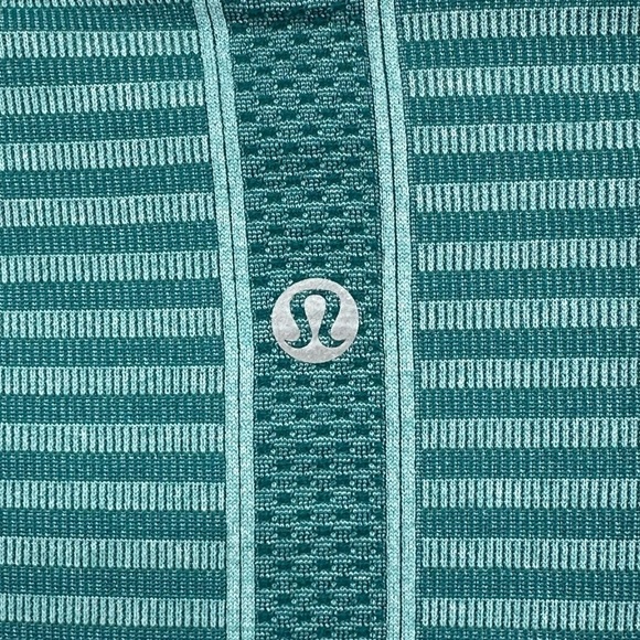 Lululemon Athletica Swiftly Tech Striped Top Long Sleeve Thumb Holes Size 6 - Picture 4 of 10